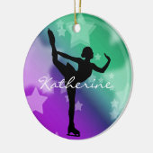 Ice Skater Abbildung Skater Ornament (Links)