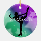 Ice Skater Abbildung Skater Ornament (Hinten)