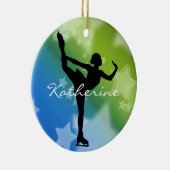 Ice Skater Abbildung Skater Ornament (Rechts)