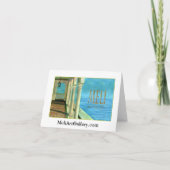 Ice-Skater-Merkkarte Karte (Rückseite)