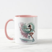 Ice Skater  Tasse (Links)