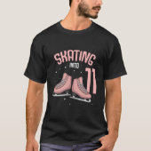 Ice Skating 11Th 11 Years T-Shirt (Vorderseite)