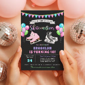 Ice Skating Birthday Invitation Einladung
