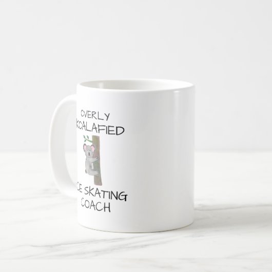 Ice Skating Coach Teacher Figur Skate Gift Kaffeetasse (Vorderseite Links)
