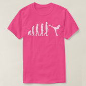 Ice skating figure skating ice dancer evolution T-Shirt (Design vorne)