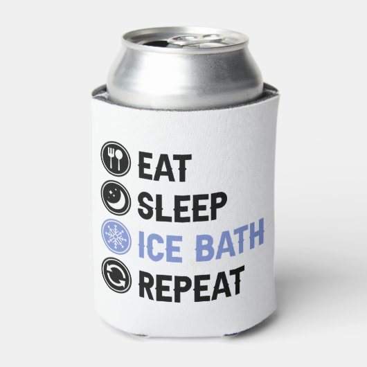 Ice Sleep Ice Bath Wim Hof Kalte Dusche Iceman Dosenkühler (Kanne Vorderseite)