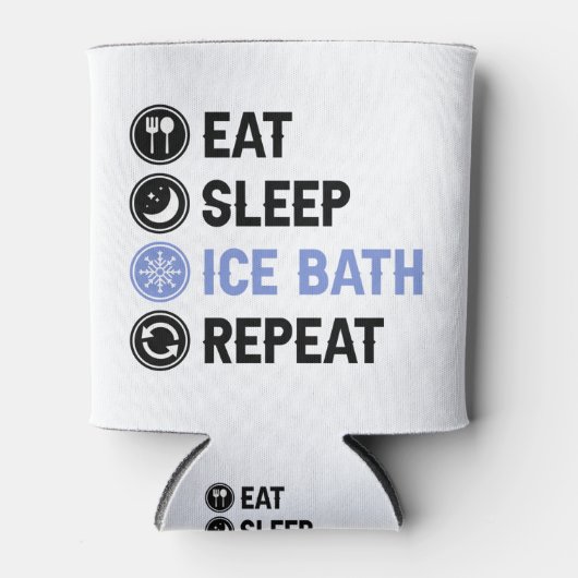 Ice Sleep Ice Bath Wim Hof Kalte Dusche Iceman Dosenkühler (Vorderseite)