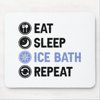 Ice Sleep Ice Bath Wim Hof Kalte Dusche Iceman Mousepad