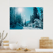 Ice & Snow | Altai Nature Reserve, Russia Poster (Küche)