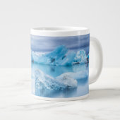 Ice & Snow | Jokulsarlon Lagoon, Iceland Jumbo-Tasse (Vorderseite Rechts)