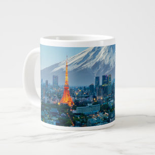 Ice & Snow   Mt. Fuji & Tokyo Skyline Jumbo-Tasse