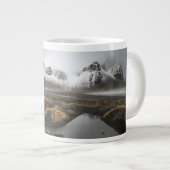 Ice & Snow | Vestrahorn Mountain, Iceland Jumbo-Tasse (Vorderseite Rechts)