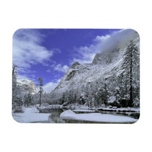 Ice & Snow Yosemite National Park Magnet