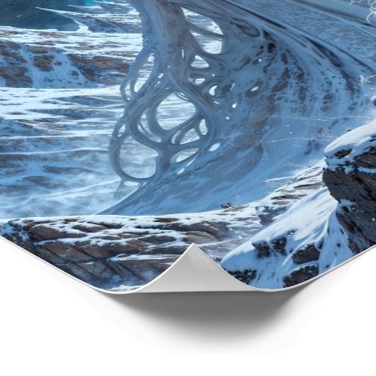 Ice Sorcerer Power Wall Art Poster (Ecke)