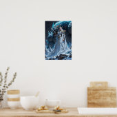 Ice Sorcerer Power Wall Art Poster (Küche)