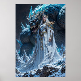 Ice Sorcerer Power Wall Art Poster