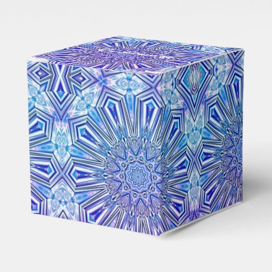 Ice Star Kaleidoskop Muster Cube Favor Box Geschenkschachtel (Vorderseite)