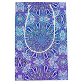 Ice Star Kaleidoskop Mustertasche Mittlere Geschenktüte (Vorderseite)