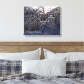 Ice Storm Foto Leinwand Lugano Gestern und Heute (Insitu (Schlafzimmer))