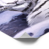Ice Tigers Print Poster (Ecke)