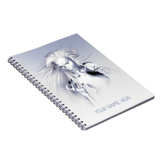 Ice vampire. Personalized Notizblock (Rechte Seite)