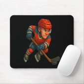 Ice Warrior Where Pion Meets The Frozen Ttlefield Mousepad (Mit Mouse)