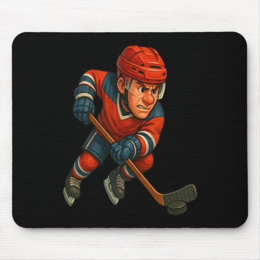 Ice Warrior Where Pion Meets The Frozen Ttlefield Mousepad (Vorne)