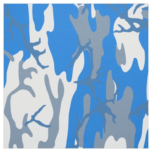 Ice Water Blue Camouflage Stoff (Muster)
