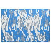 Ice Water Blue Camouflage Stoff (Fat Quarter (45,7 x 55,9 cm))