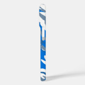 Ice Water Blue Camouflage Telefoncase Case-Mate iPhone Hülle (Rückseite / Links)