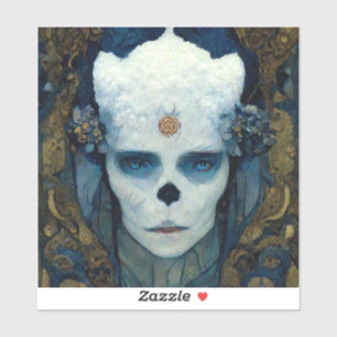 Ice Witch Fantasy Sci-Fi Kunst Aufkleber