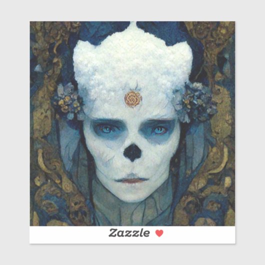 Ice Witch Fantasy Sci-Fi Kunst Aufkleber (Blatt)