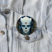 Ice Witch Fantasy Sci-Fi Kunst Button (Beispiel)