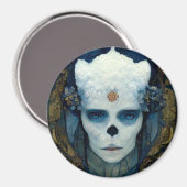 Ice Witch Fantasy Sci-Fi Kunst Magnet (Vorderseite/Rückseite)