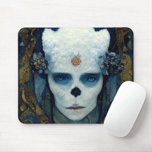 Ice Witch Fantasy Sci-Fi Kunst Mousepad (Mit Mouse)