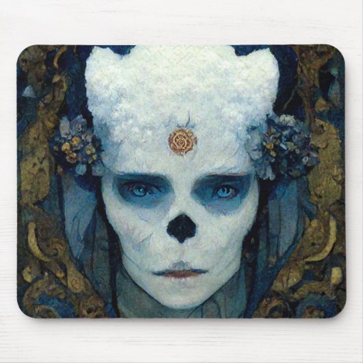 Ice Witch Fantasy Sci-Fi Kunst Mousepad (Vorne)