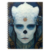 Ice Witch Fantasy Sci-Fi Kunst Notizblock (Vorderseite)