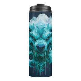 Ice Wolf Travel Tumbler Thermosbecher