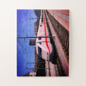 ICE-Zug in Köln Puzzle (Vertikal)