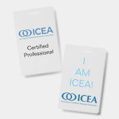 ICEA-Abzeichen Ausweis (Front & Back)