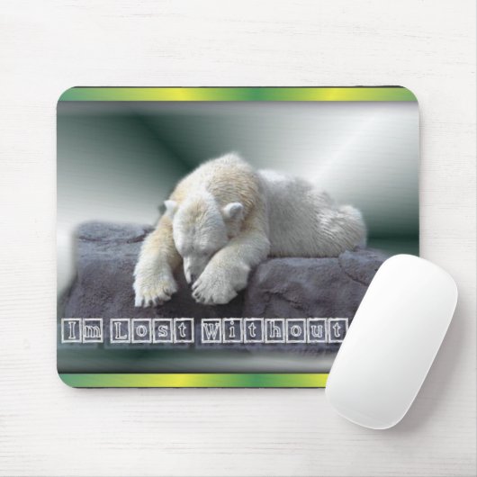 Icebaer Mousepad (Mit Mouse)