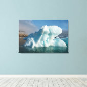 Iceberd in Palander Bay, Norwegen Leinwanddruck (Insitu (Holzboden))