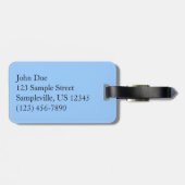 Iceberg am Mendenhall See in Alaska Gepäckanhänger (Rückseite horizontal)