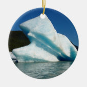 Iceberg am Mendenhall See in Alaska Keramikornament (Vorne)