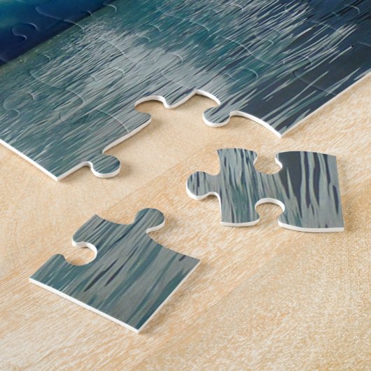 Iceberg am Mendenhall See in Alaska Puzzle (Seite)