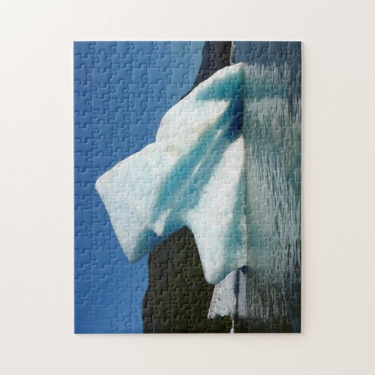 Iceberg am Mendenhall See in Alaska Puzzle (Vertikal)