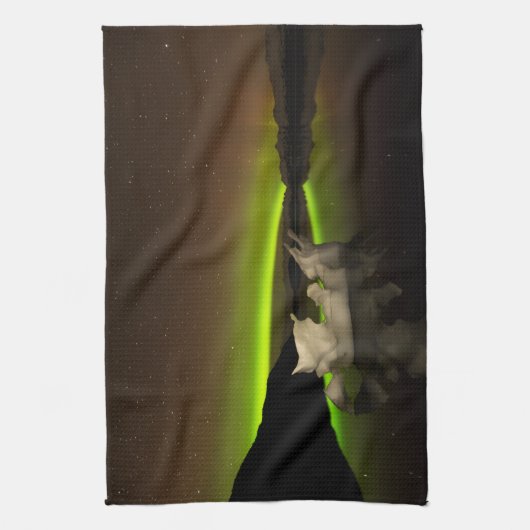 Iceberg Aurora Geschirrtuch (Vertikal)