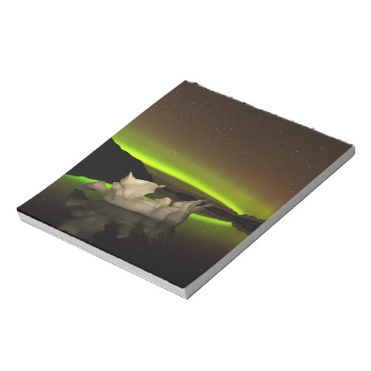 Iceberg Aurora Notizblock (Rotiert)