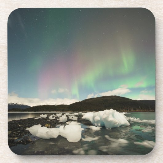 Iceberg Aurora Untersetzer (Vorderseite)