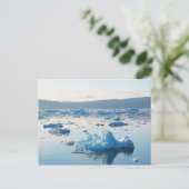 Iceberg Bay Postkarte (Stehend Vorderseite)